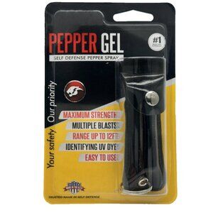 Pepper Gel, Maximizes Target Acquisition, Deploys At Any Angle-Self Defense